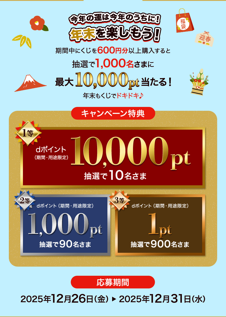ドコモスポーツくじ｜年末年始をドコモスポーツくじで楽しもう 
