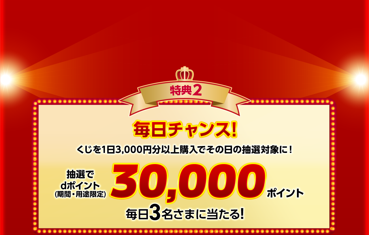 ドコモスポーツくじ｜3周年大感謝祭キャンペーン｜NTTドコモ公式