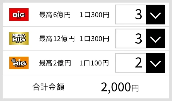 お手頃BIGセット